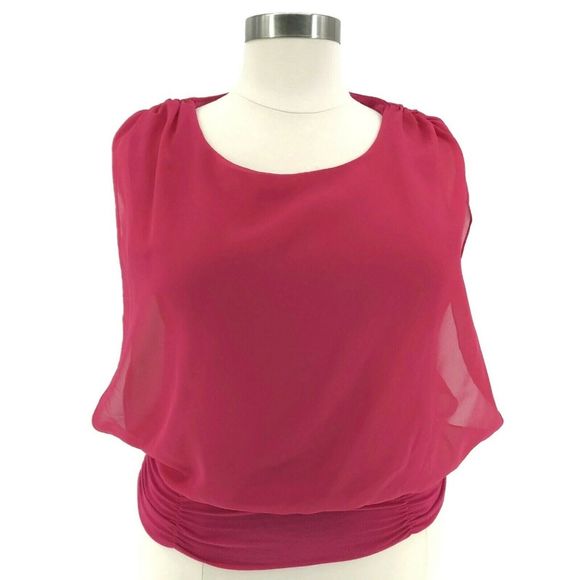 Nana USA PINK Sleeveless Top Size 2x Plus - Picture 2 of 8